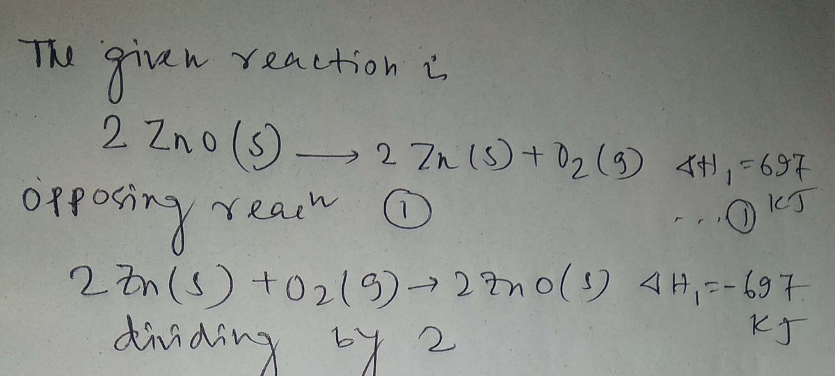 Chemistry homework question answer, step 1, image 1